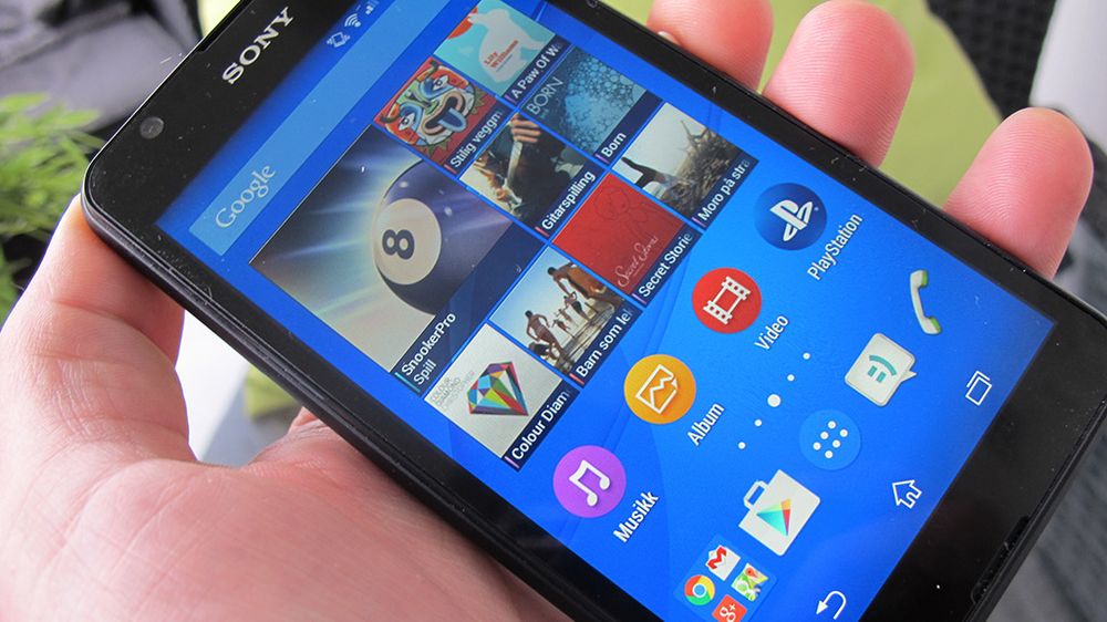Xperia E4G er herlig fri for hakking og forsinkelser.