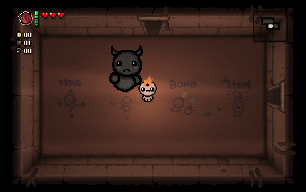 Denne søte krabaten, Dark Bum fra Binding of Isaac, er uvurdelig for Jens Erik.