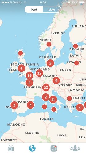 Det nye Periscope-kartet gjør det enklere å finne aktuelle livesendinger.