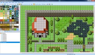 Karteditoren i RPG Maker VX Ace.