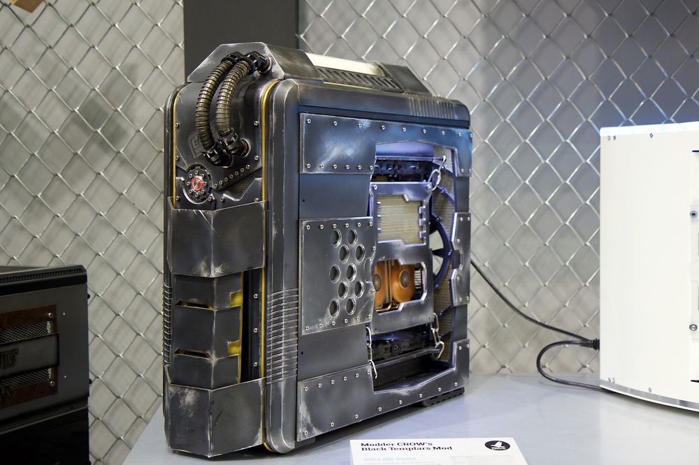 En «casemod» på Cooler Masters stand.