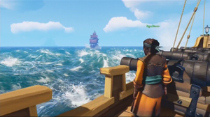 Sjøkamp i Sea of Thieves.