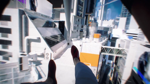 Omtrent slik spiller man Mirror's Edge: Catalyst.