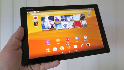 Sony Xperia Z4 Tablet.