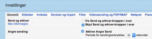 Under innstillinger finner du den nye funksjonen.