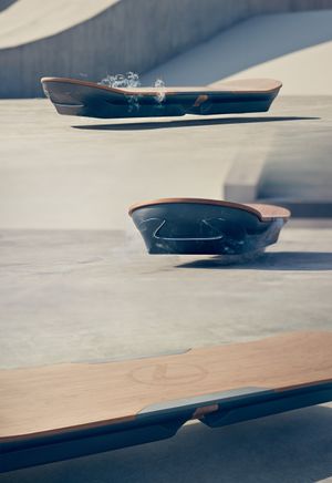 Lexus' svevebrett baserer seg på den såkalte Maglev-teknologien.
