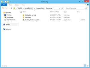Programmet med det talende navnet «Disable_Windowsupdate.exe» deaktiverer Windows-oppdateringene.