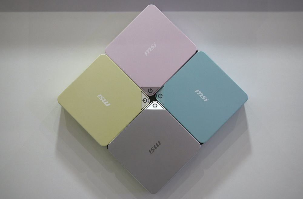 Små datamaskiner var det en god del av på årets Computex. MSI Cubi er et «halvliterskabinett» med Intel Broadwell-prosessor.
