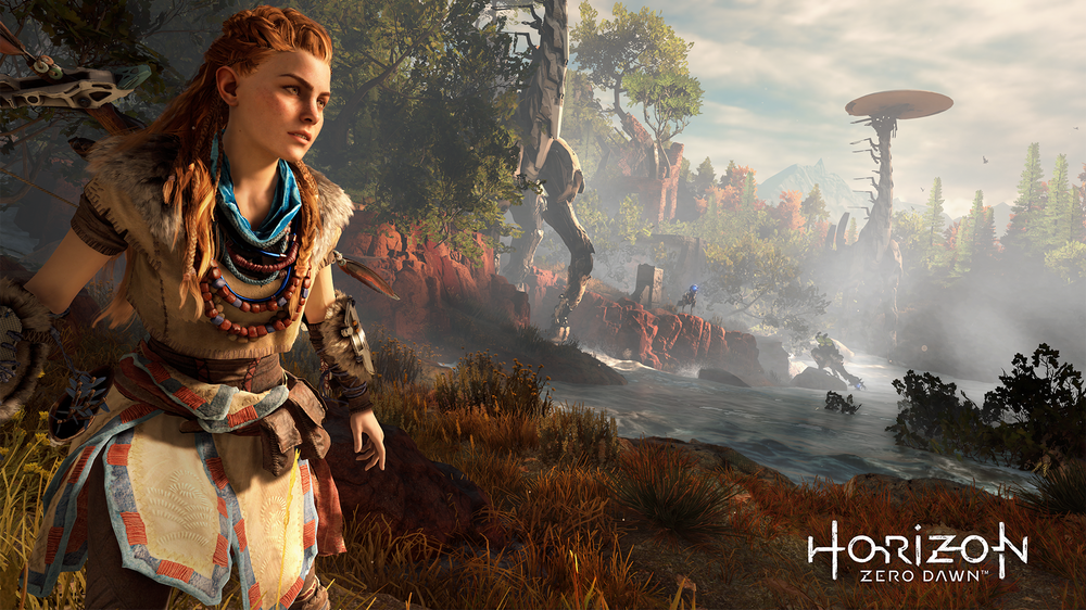 Jonas håper på mer spillhistorie i form av nye spill i det postapokalyptiske Horizon Zero Dawn.