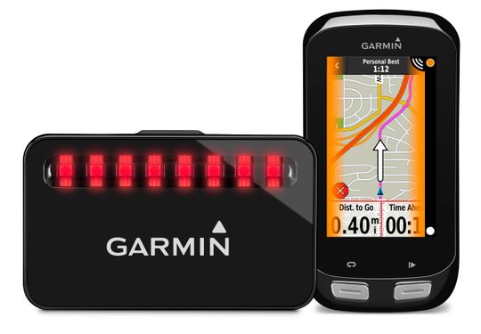Sykkelradaren snakker i utgangspunktet aller best sammen med GPS-en Edge 1000.