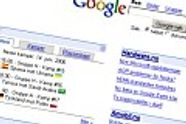 Google-hjemmeside i ny versjon