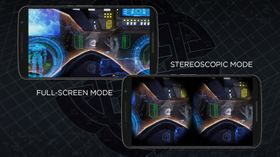Du kan velge om du vil bruke VR-briller/Google Cardboard eller ikke.