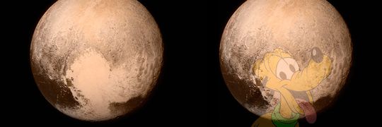 Pluto på Pluto!