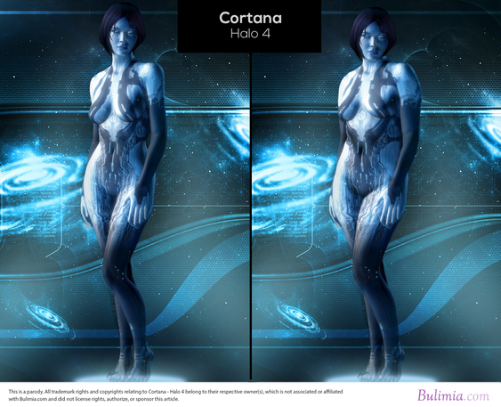 Cortana fra Halo 4.