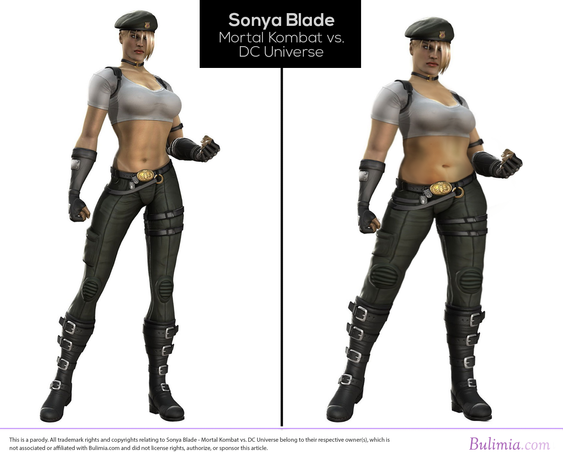 Sonya Blade fra Mortal Kombat.