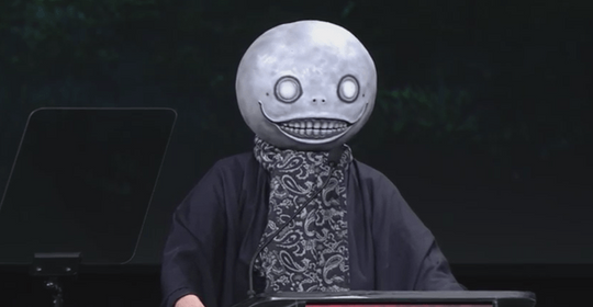 Øystein var fornøyd med Square Enix i år. Her annonserer de Nier 2.