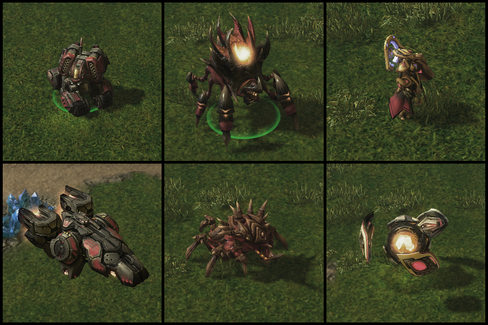 De nye troppene i Legacy of the Void. Cyclone, Ravager, Adept, Liberator, Lurker og Disruptor.
