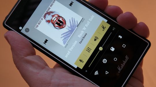 Musikkspiller.