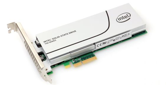 En PCIe-SSD fra Intel.