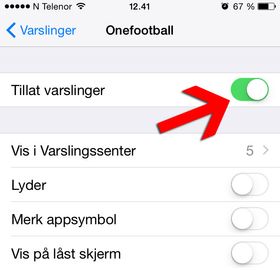 Skru av varsler på iPhone.