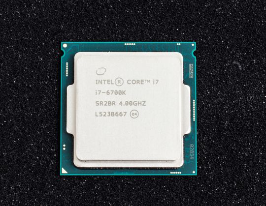Den foreløpige høvdingen i Skylake-generasjonen, Core i7–6700K.