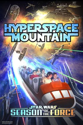 «Hyperspace Mountain» kommer først.