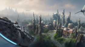 Konsept-tegning for den kommende Star Wars-verdenen.