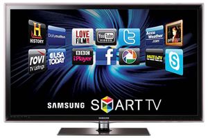 Slik ser Samsung D6000 ut. Det er en av skjermene som nå mister HBO Nordic-appen.