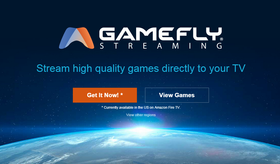 Spillstrømmetjenesten til Gamefly har hittil hovedsakelig vært tilgjengelig i USA.