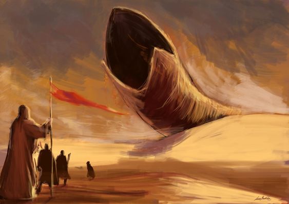 Sandplaneten Arrakis er full av enorme sandormer som kan sluke det meste.