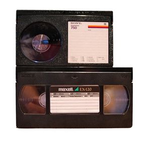 Betamax og VHS.