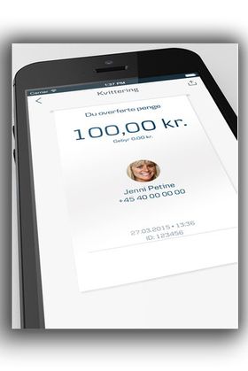 Med MobilePay kan du også for eksempel overføre penger til venner, som DNBs mobiltjeneste Vipps.