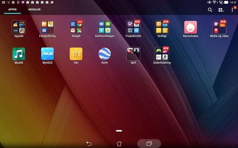 Knust skjerm asus zenpad 10