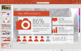 Office 2016 byr blant annet på nytt fargetema.