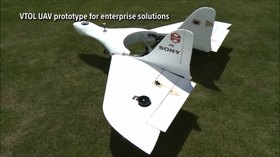 Prototypen har et ganske uvanlig design og kan fly i opptil 170 kilometer i timen.