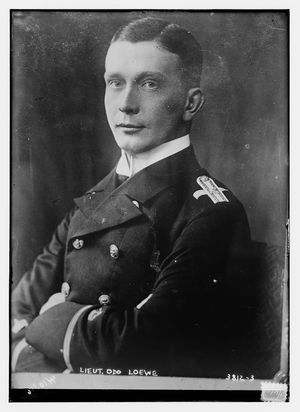 Kapitänleutnant Odo Loewe sendte ut flaskepost fra zeppelineren L-19, før den havarerte og alle ombord døde.