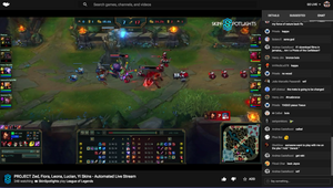 Slik ser en stream ut.