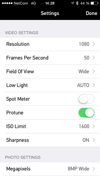 GoPro app.