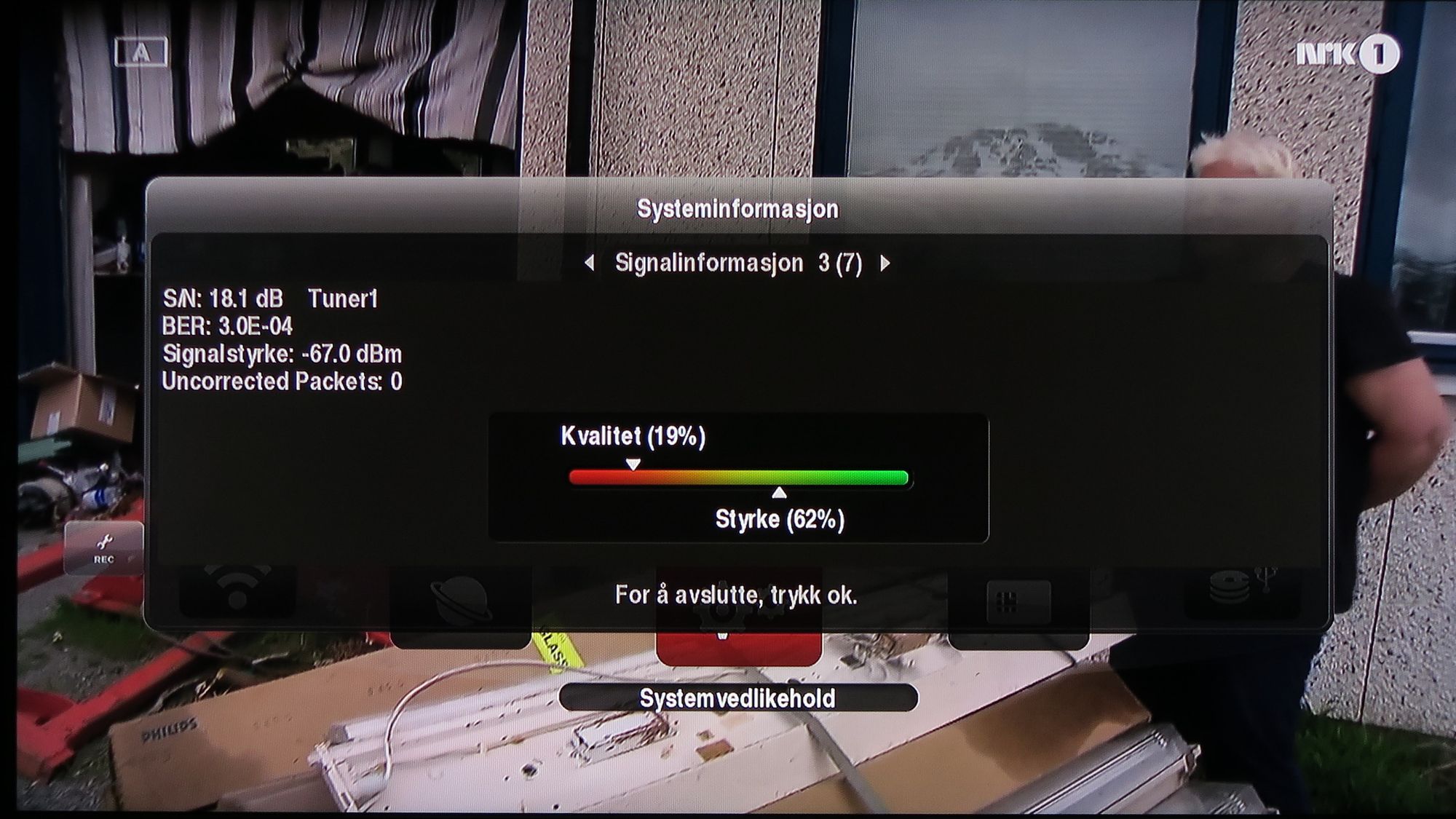 Dårlig bildekvalitet rikstv