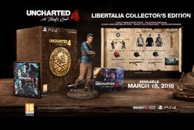 Innholdet i Uncharted 4: A Thief’s End Libertalia Collector’s Edition.