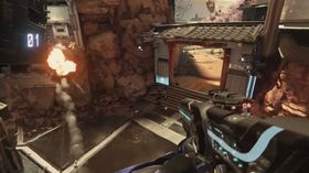 Skjermbilde fra Cliff Blezinskis neste prosjekt, LawBreakers.