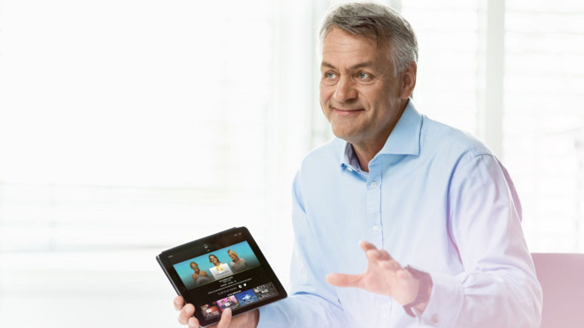 Get-sjef Gunnar Evensen sier innovasjon og nytekning gjennomsyrer alt Get gjør. Nå kan han smile som følge av en ny avtale med Obos.