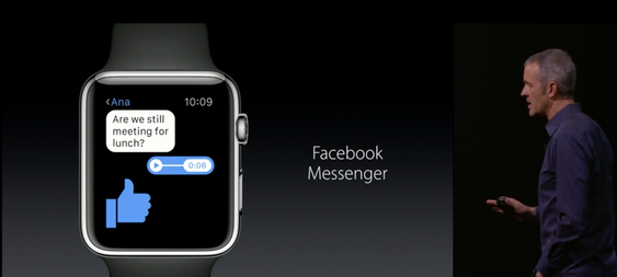 Facebook Messenger kommer til Apple Watch.