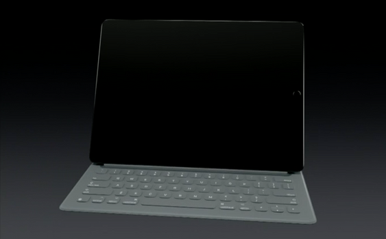 Deksel med innebygd tastatur.
