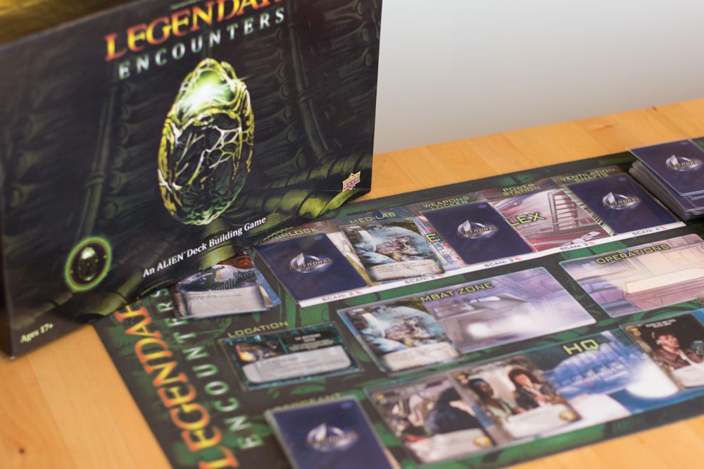 Legendary Encounters: An Alien Deck Building Game.