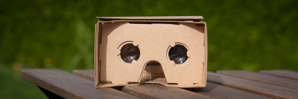 Clas Ohlsons egen versjon av Google Cardboard.