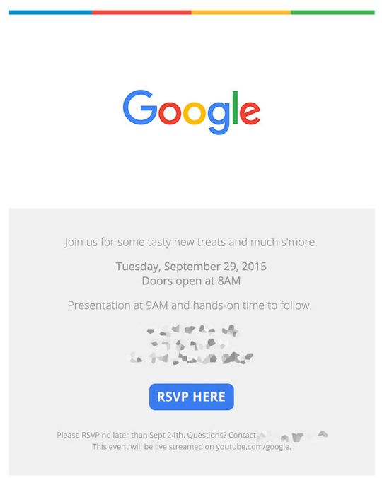 Slik ser invitasjonen fra Google ut.