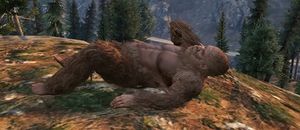 Bigfoot dukker opp flere ganger i spillet.