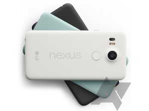 Nexus 5X skal komme i tre farger: hvit, blågrønn og svart.