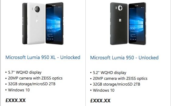 Microsoft blåste begge sine nye toppmodelle på sine nettsider i dag, én uke før den offisielle lanseringen.